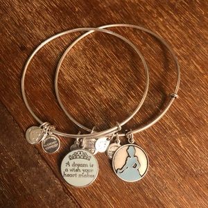 Alex and ani Cinderella bracelets